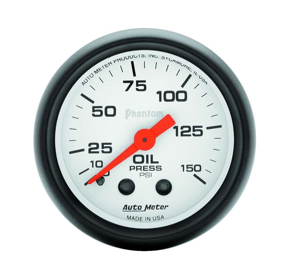 AutoMeter 2-1/16 in. OIL PRESSURE, 0-150 PSI, PHANTOM