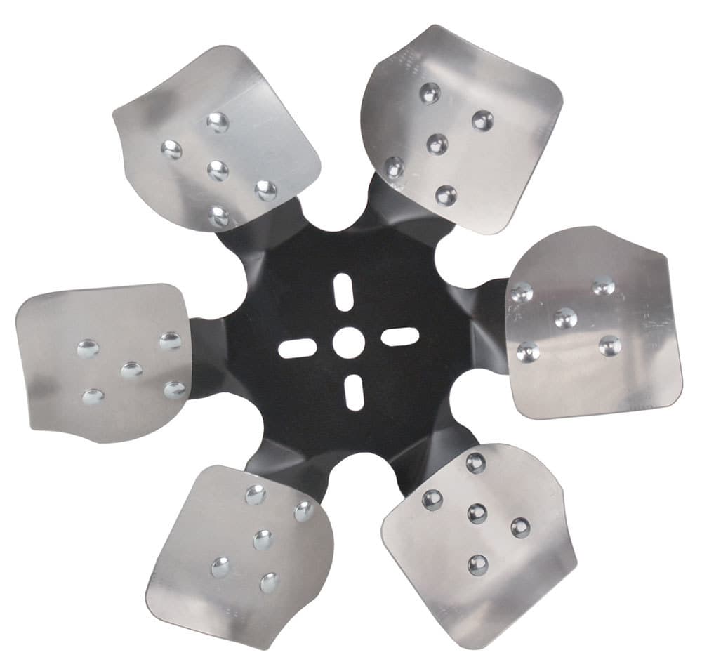 Derale 13 Standard Rotation Rigid Race Fan, Aluminum Blade