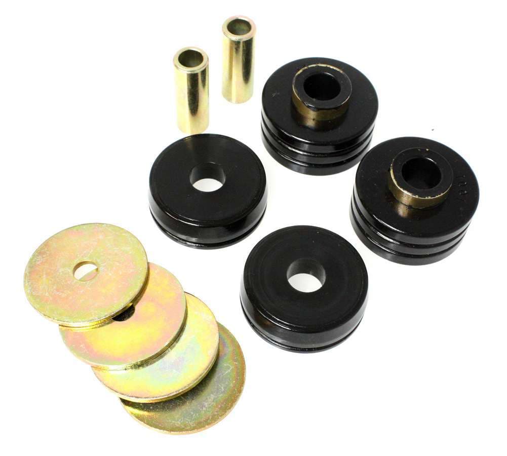 Energy Suspension UNIVERSAL SOFT BODY MOUNT BUSHINGS W/2 COMPLETE MOUNTSBLKPERFORMANCE POLYURETHANE