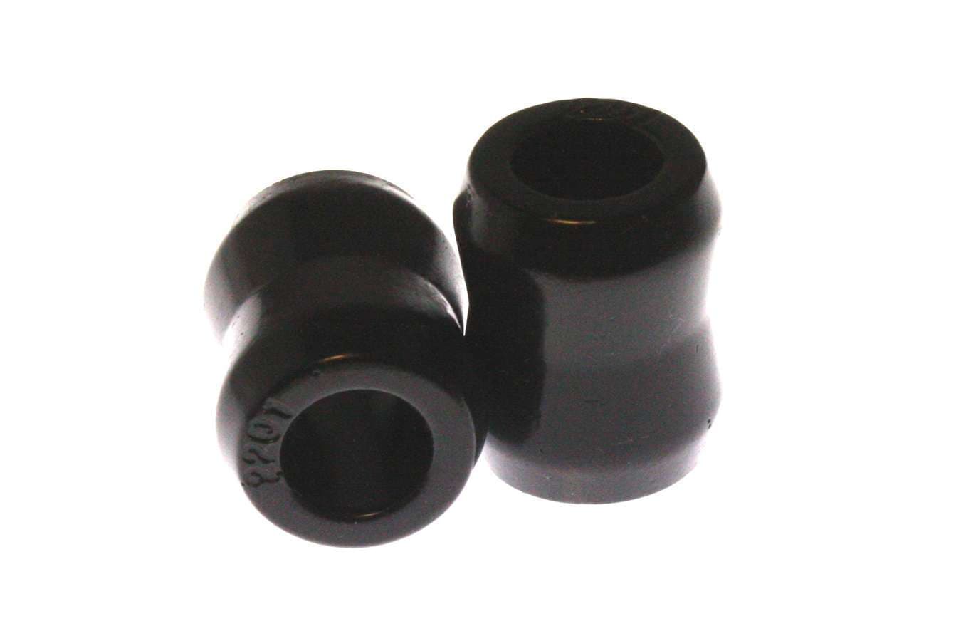 UNIVERSAL 3/4IN SHOCK EYE BUSHING SETBLKPERFORMANCE POLYURETHANESTD HOURGLASS2PC
