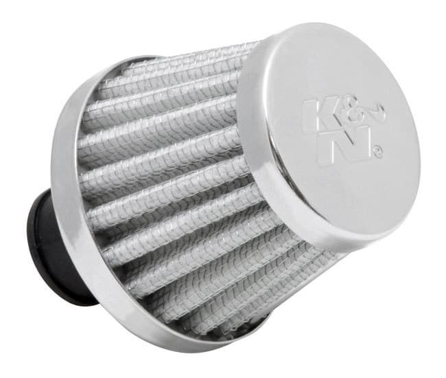 K&N 3/8IN1/2INID FLG X 2INOD B X 13/4INH X 1.5INTP CR VENT AIR FILTER