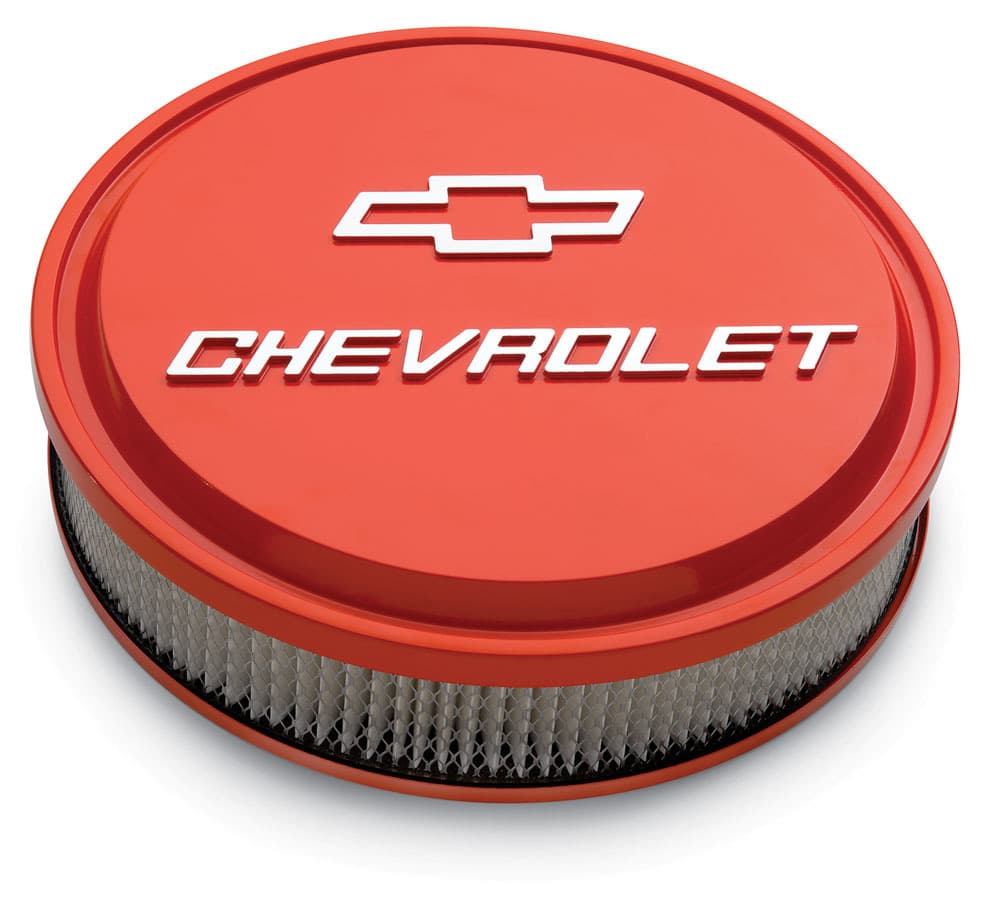 Proform Slant Edge Bowtie Air Cleaner Chevy Orange