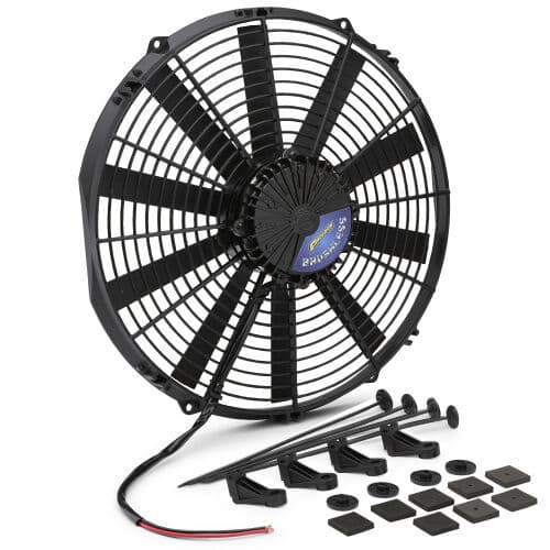 Proform BRUSHLESS ULTRAPERFORMANCE 14IN ELECTRIC FAN 2100 CFM STRAIGHT BLADE 12V PULLER ONLY