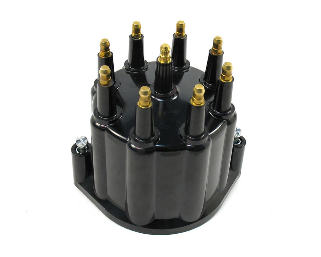 Pertronix Distributor Cap - Black w/Male Tower