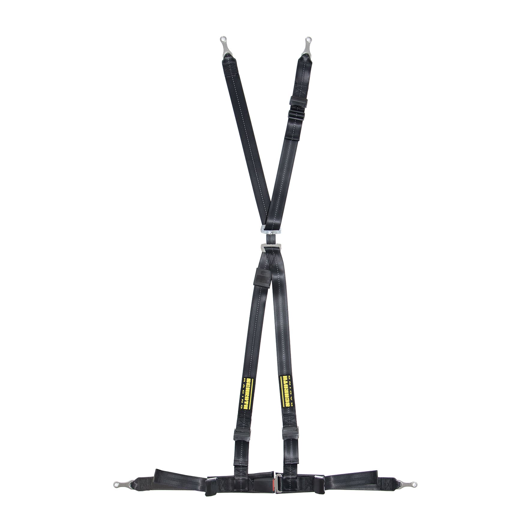 Schroth Racing 4pt Harness System Ralley Black