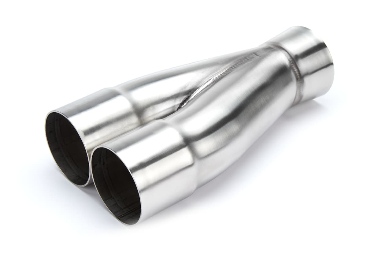 Vibrant Performance Vibrant Performance - 10363 - 2-1 Merge Collector, 2.25 in. Inlet I.D. x 2.5 in. Outlet O.D., 8.75 in. Overall Length