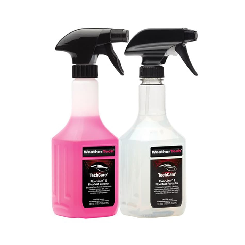 Weathertech TechCare Protector & Cleaner Kit Universal Universal Universal 18 oz. bottle cleaner, 18 oz bottle protector