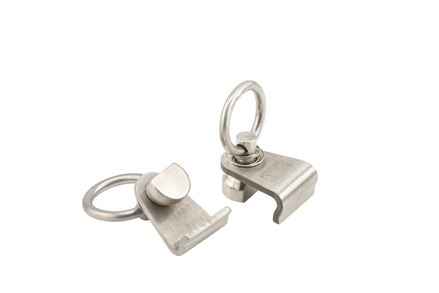 ARB BASE RACK EYEBOLT TIEDOWNS; SPRINGLOADED; ONE PAIR