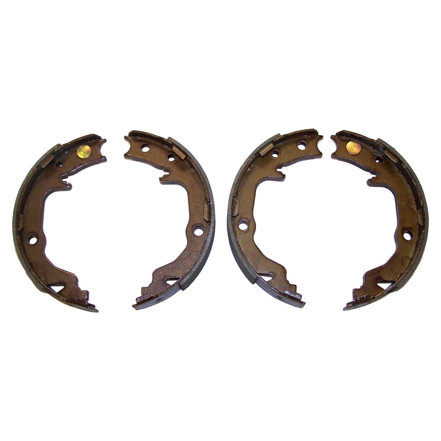 Crown Automotive Jeep Replacement Crown Automotive Jeep Replacement 5191215AA Parking Brake Shoe Set for 2007-17 Jeep MK Compass, Patriot w/ Rear Disc Brakes