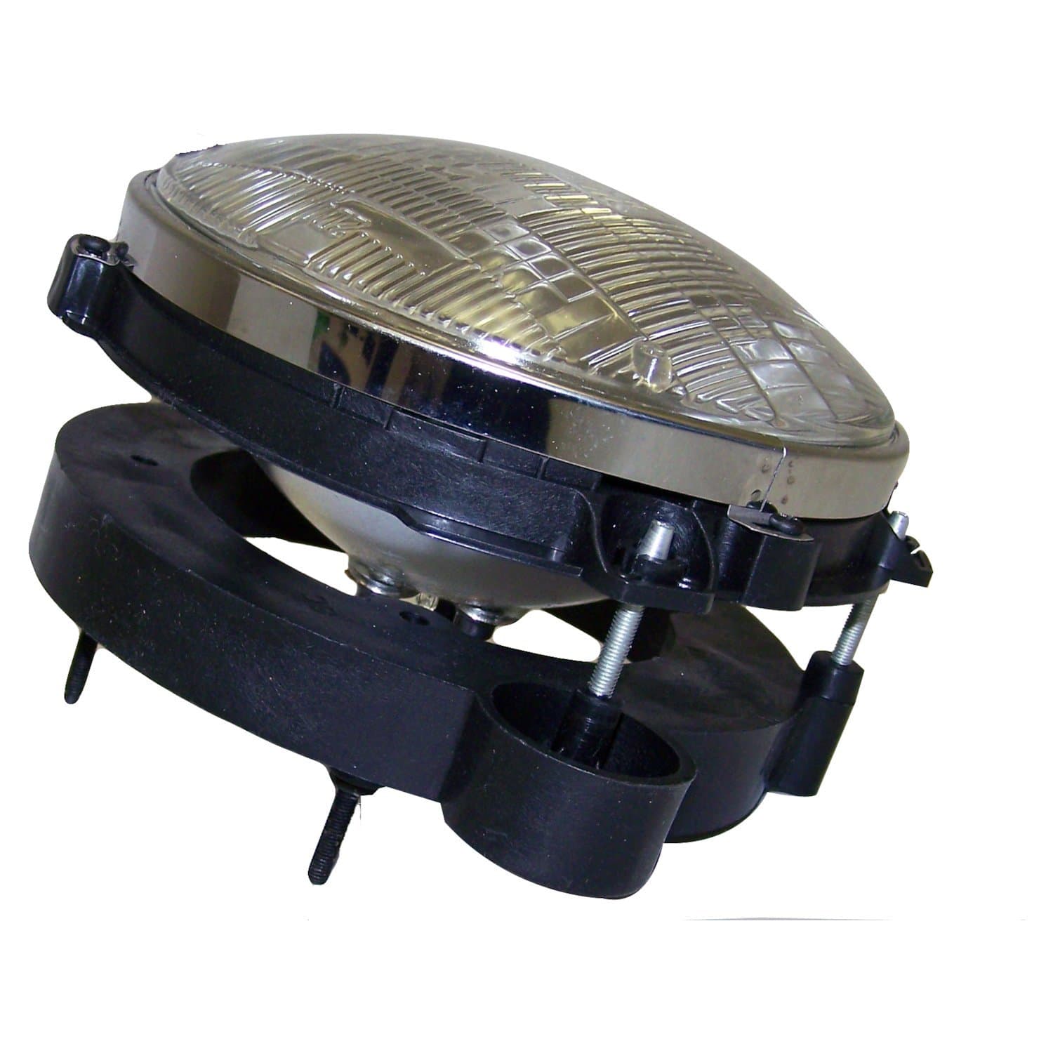 Crown Automotive Jeep Replacement Head Light Assembly; Right; Incl. Sealed Beam Headlight/Leveling Device/Retaining Ring;