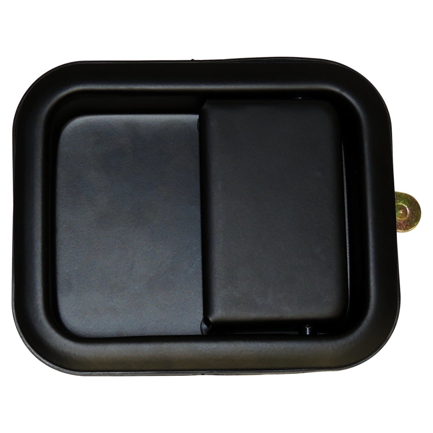 Crown Automotive Jeep Replacement 1981-1983 CJ-5 CJ w/ Full Steel Doors; Black; Right side 1981-1986 CJ-7 CJ w/ Full Steel Doors; Black; Right side 1981-1986 CJ-8 CJ w/ Full Steel Doors; Black; Right side 1987-1995 Wrangler YJ w/ Full Steel Doors; Black; Right side 1997-2006 Wrangler T