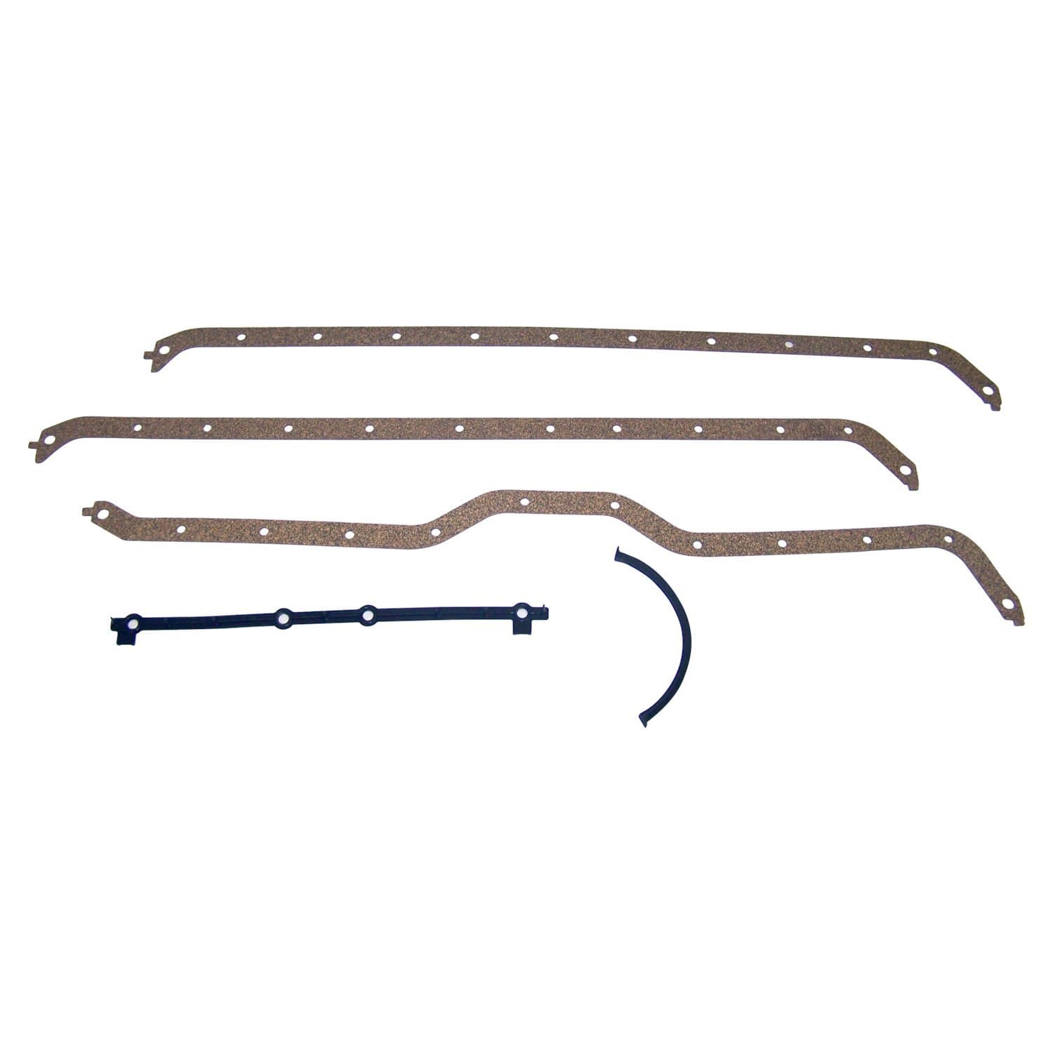 Crown Automotive Jeep Replacement 1974-1983 Cherokee SJ w/ 4.2L; Cork & Rubber Set (4 pc.) 1987-1991 Cherokee XJ w/ 4.0L; Cork & Rubber Set (4 pc.) 1972-1983 CJ-5 CJ w/ 4.2L; Cork & Rubber Set (4 pc.) 1976-1986 CJ-7 CJ w/ 4.2L; Cork & Rubber Set (4 pc.) 1981-1986 CJ-8 CJ w/ 4.2L; Cork