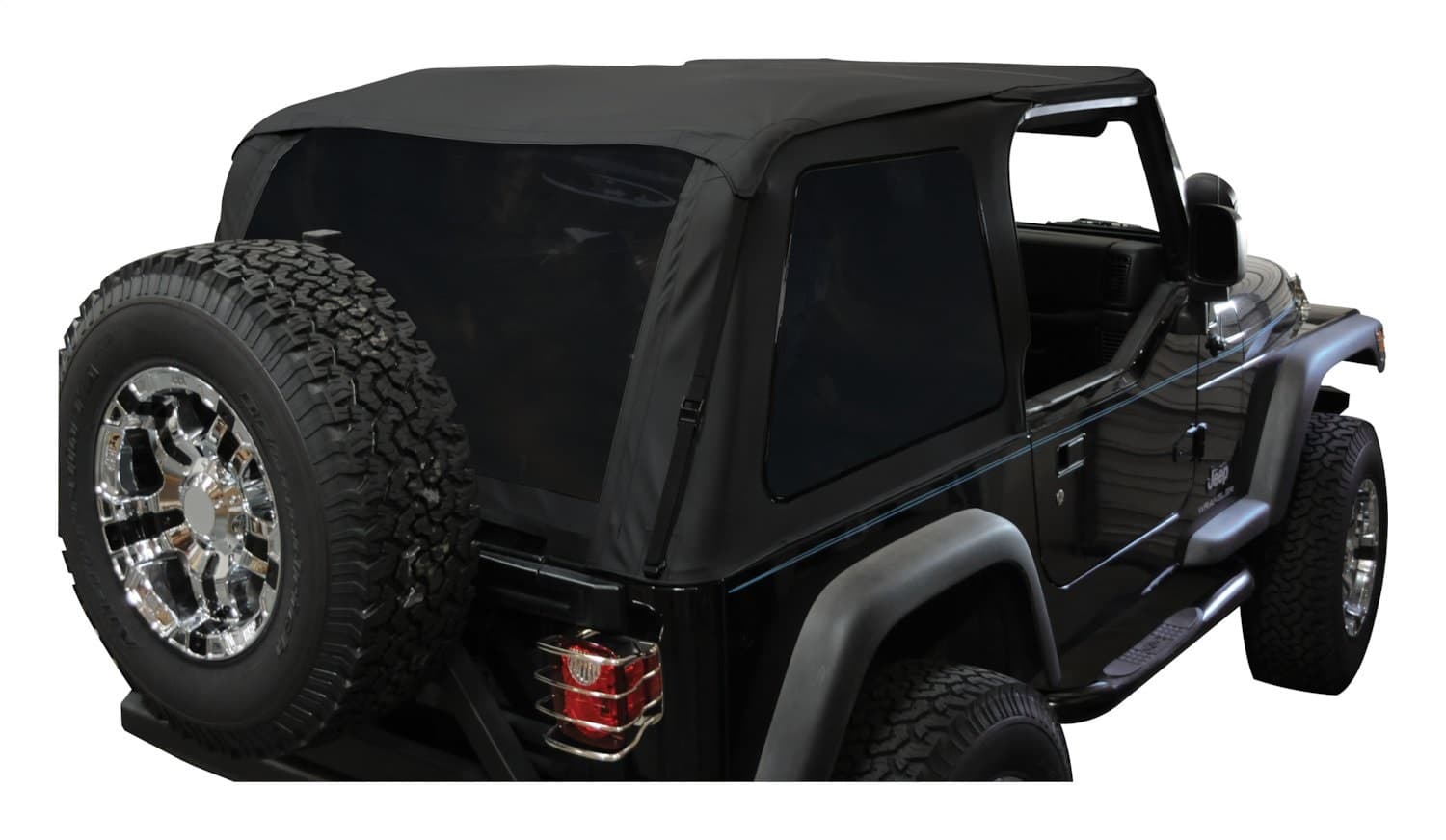 Crown Automotive Jeep Replacement 1997-2006 Wrangler TJ Black Diamond with Tint.