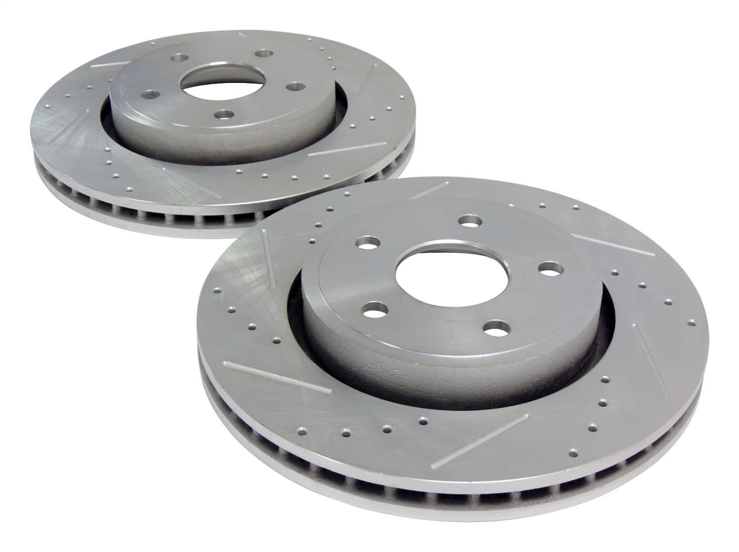 Crown Automotive Jeep Replacement Brake Rotor Set 2005-2010 WK Grand Cherokee, WH (Europe) Grand Cherokee w/o SRT8 Package;2006-2010 XK Commander, XH (Europe) Commander;