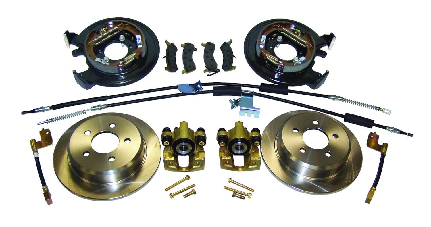 Crown Automotive Jeep Replacement Disc Brake Conversion Kit 1997-2006 TJ Wrangler;1993-1998 ZJ Grand Cherokee;