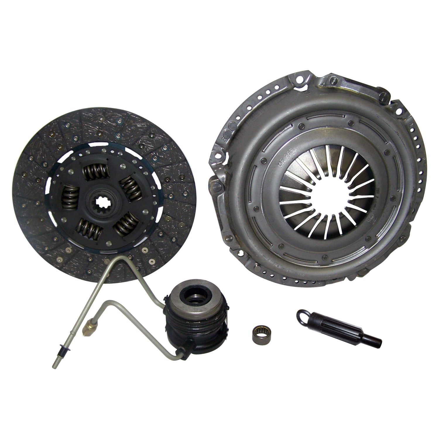 Crown Automotive Jeep Replacement 1993-1993 XJ Cherokee MJ Comanche;1993-1993 YJ Wrangler;1993-1993 ZJ Grand Cherokee;w/ 4.0L Engine; Includes Cover Assembly Disc Clutch Control Kit Pilot Bearing & Alignment Tool