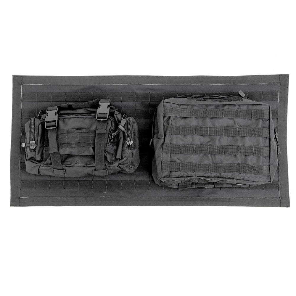 Smittybilt 0718 WRANGLER JK 2/4 DR GEAR TAILGATE COVER; BLACK DENIM