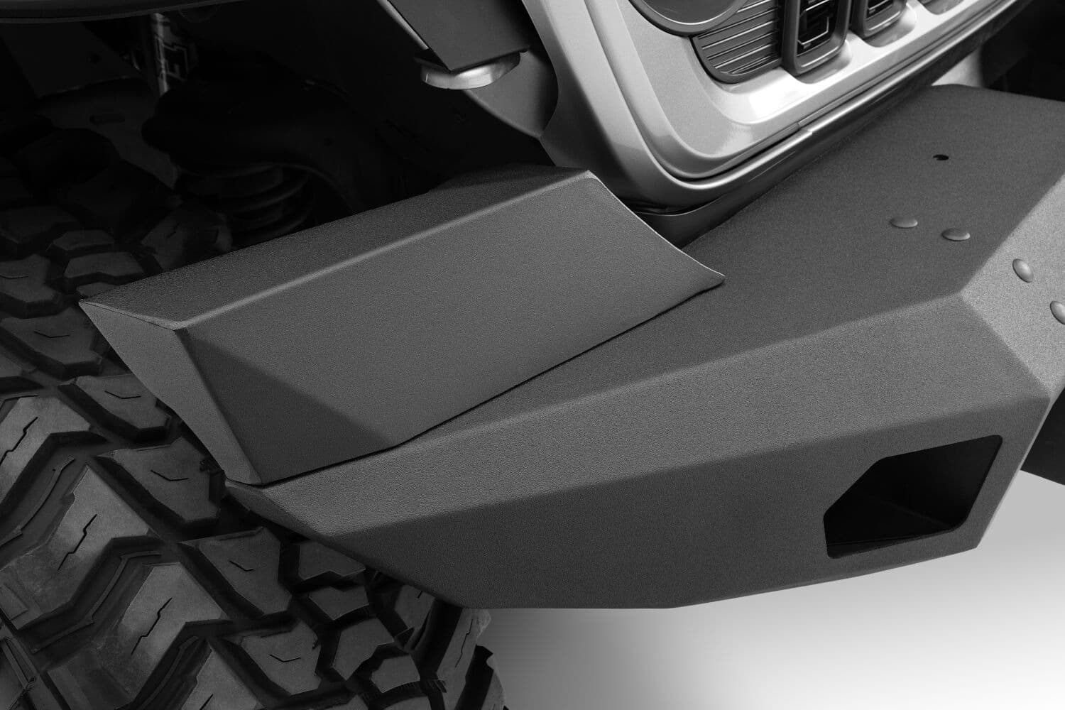 Go Rhino Go Rhino 230121T - Trailline Bumper Fairlead Mount Plate - Textured Black