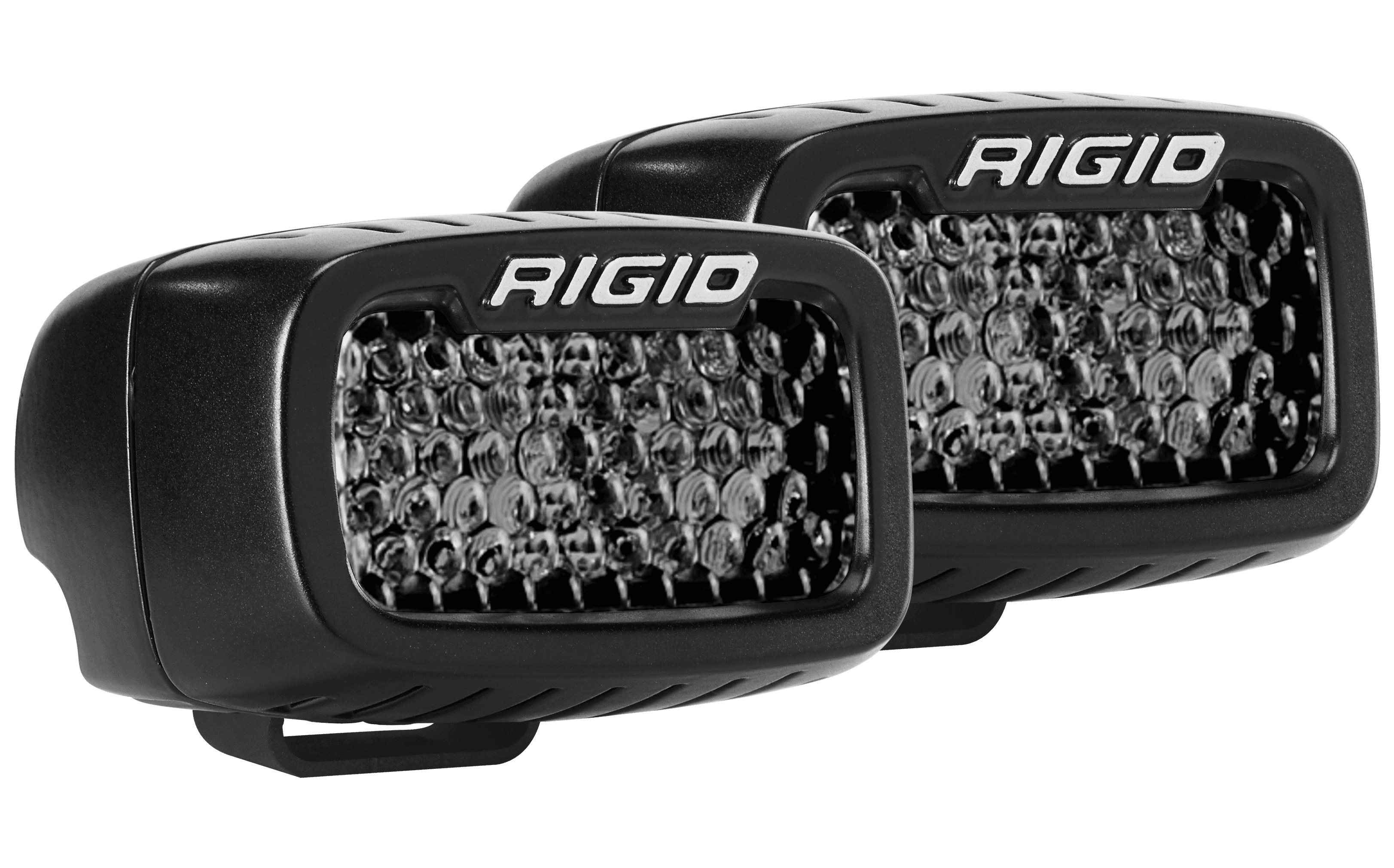 RIGID Industries RIGID Industries 902513BLK SR-M Series PRO Midnight Edition, Spot Diffused, Surface Mount, Pair