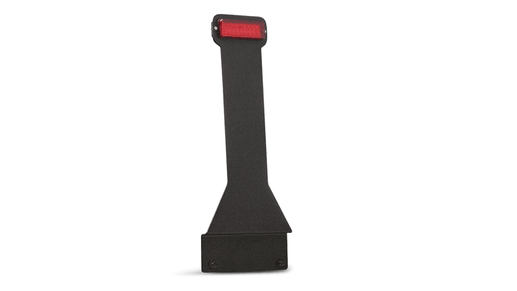3rd Brake Light Kit; Black; 0.125in. Steel; LED Light; For Oversized Tires On Swing-A-Way Tire Carriers;