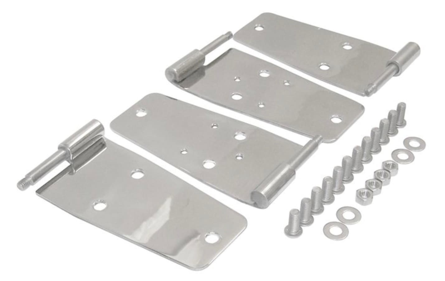 Steinjager Steinjäger Doors Wrangler YJ 1987-1993 Replacement Parts Hinges Polished Stainless