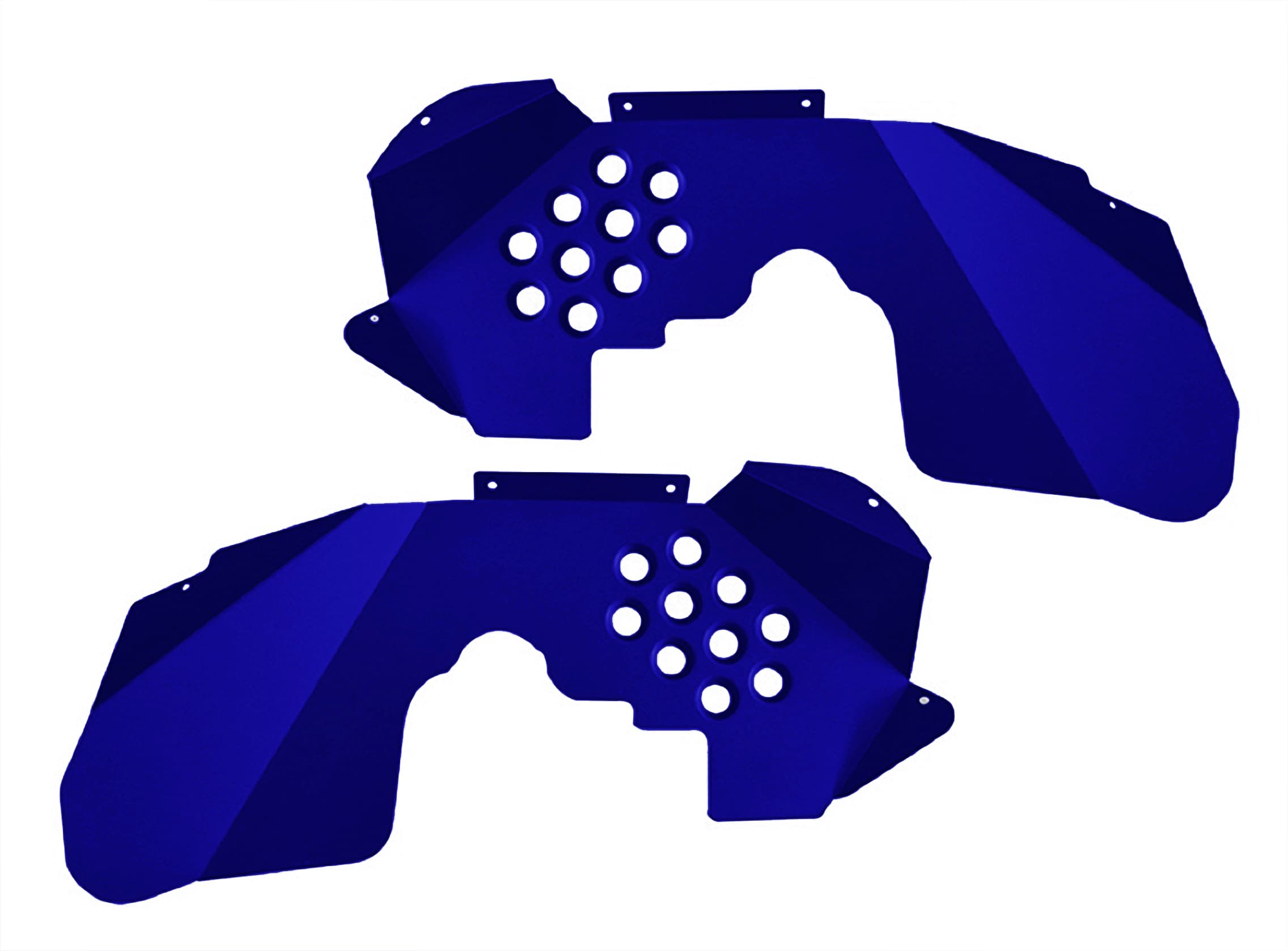 Steinjager Steinjäger Fenders Wrangler JK 2007-2018 Inner Front, Fits Falcon Shocks Southwest Blue