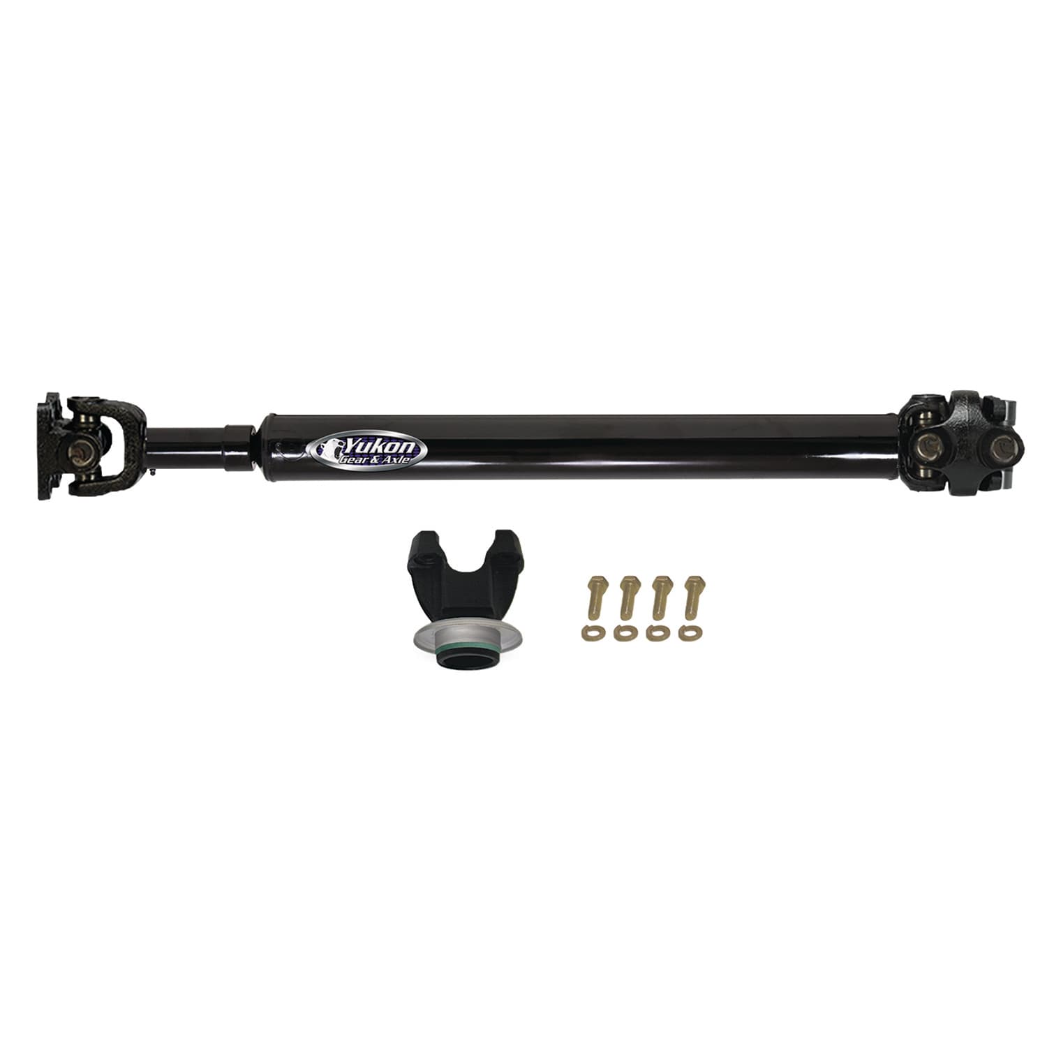 Yukon Gear And Axle Yukon OE-style Driveshaft for 07-11 JK rear. 1310 U/Joint. Fits 2-door Rubicon and non-Rubicon. Recommended up to 2.5" Lift w/ 33" Tires. Fits Automatic & Manual Transmissions.