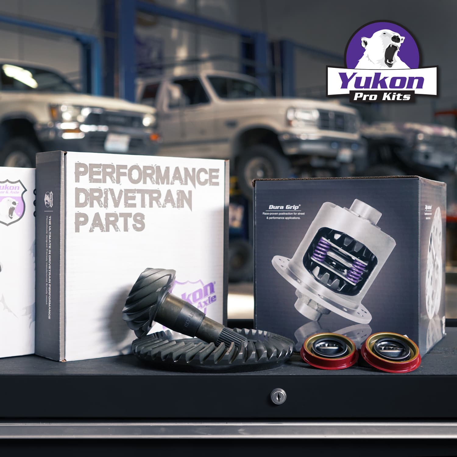 Yukon Gear and Axle 8.25 Inch Chy 4.11 Rear Ring & Pinion Install Kit Posi 1.618 Inch Id Axle Bearings 8.25 Inch Chy 4.11 Rear R&P Gear/ Install Kit Package With 29 Spline T/L Posi & Ak 1559 (1.618 Inch Id) '97-'04 Yukon Gear