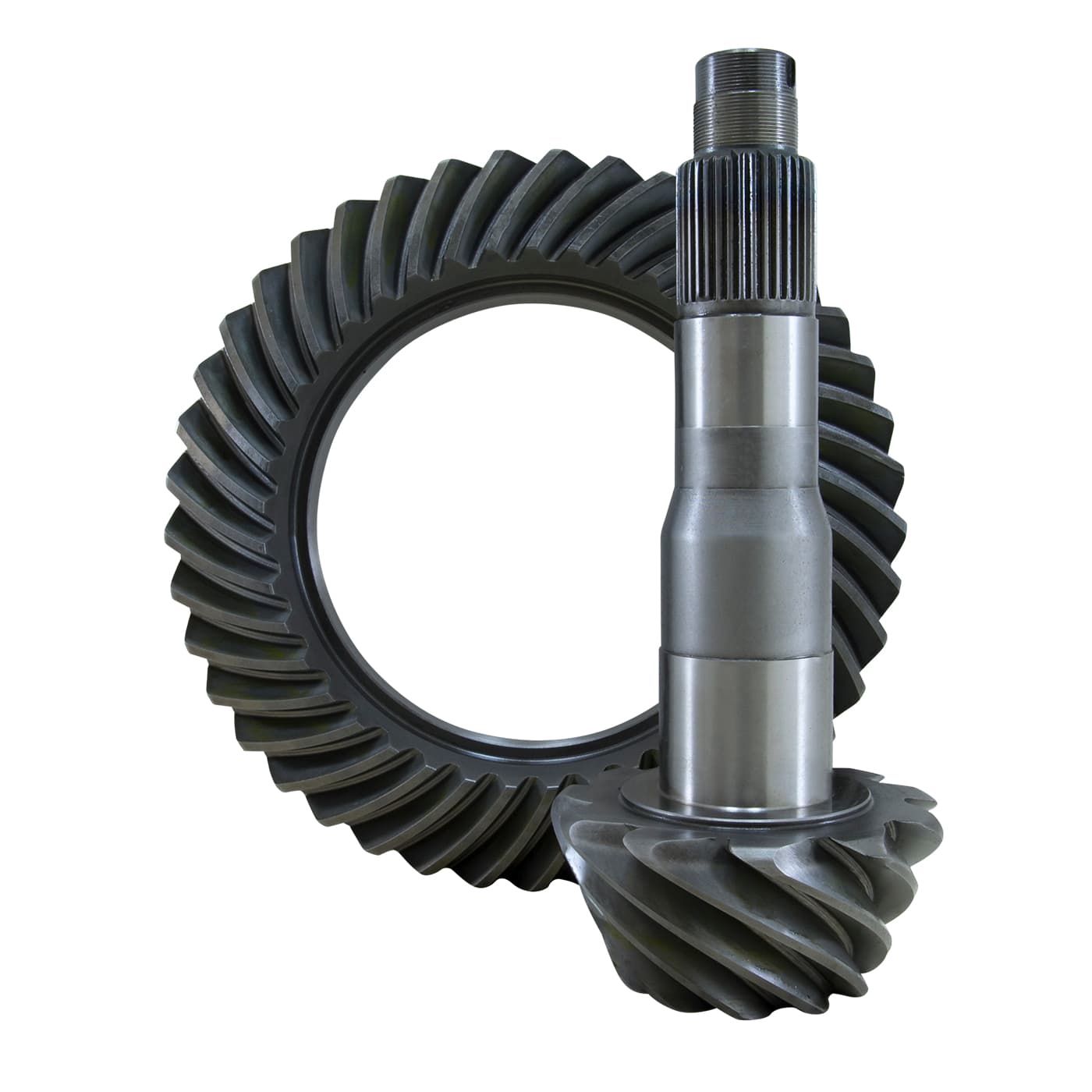 Yukon Gear And Axle Ring & Pinion Gear Set For '11 & Up Ford 10.5 Inch In A 4.11 Ratio. USA Standard