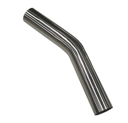 Pypes Performance exhaust Mandrel Bend Pipe 3 in 45 Degree Hardware Not Incl Natural 304 Stainless Steel Pypes Exhaust