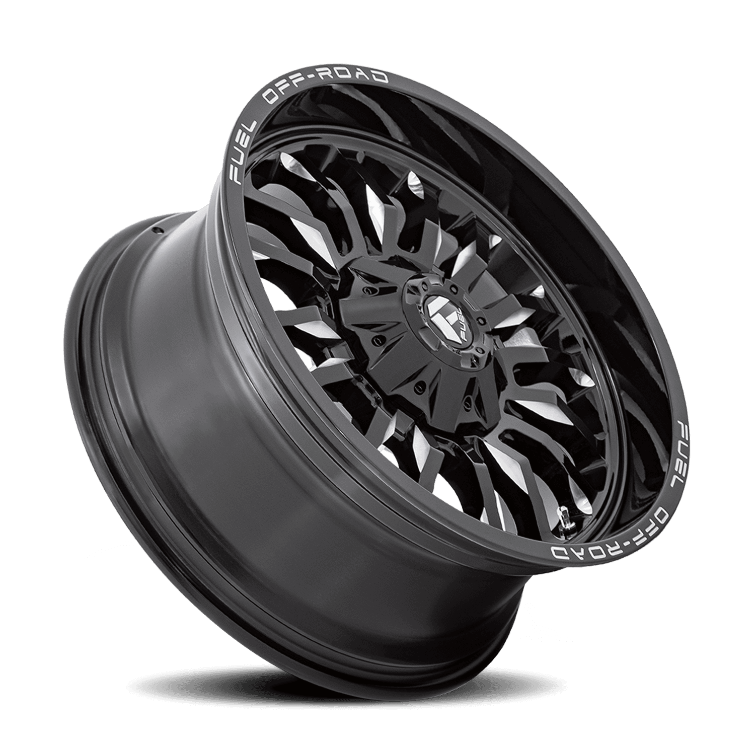 Aluminum Wheels 20X10 Arc D795 8 On 180 Gloss Black Milled 124.2 Bore -18 Offset Fuel Off Road Wheels