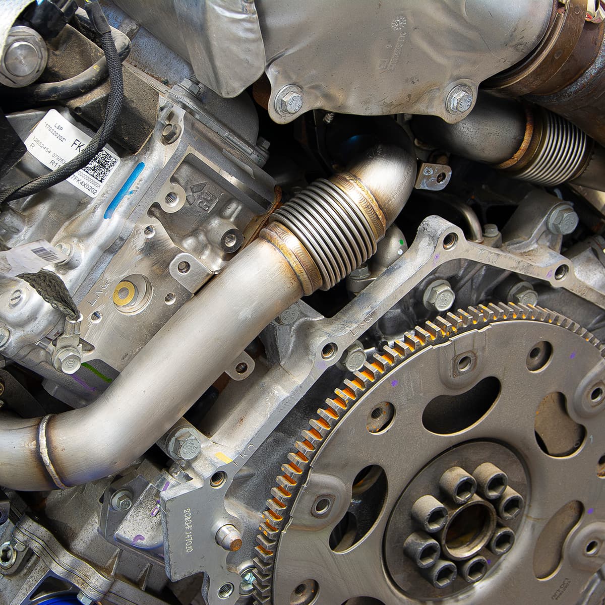 Pacific Performance Engineering OEM LENGTH REPLACEMENT HIGH FLOW UPPIPE SET SILVERADO/SIERRA 6.6L L5P