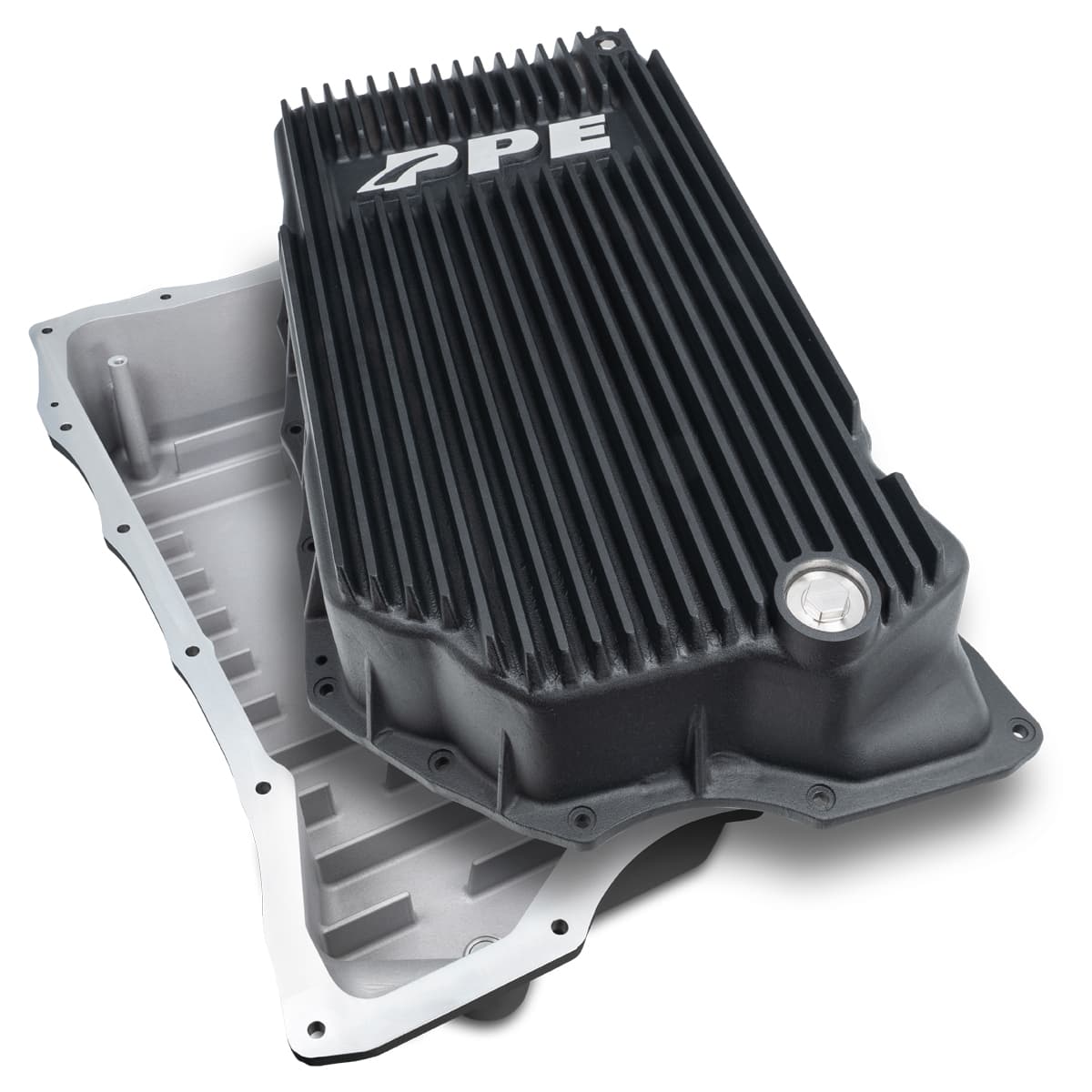 Pacific Performance Engineering 2020-2023 GM 6.6L Duramax w/ 10L1000 Transmission - Heavy-Duty Cast Deep Transmission Pan Black