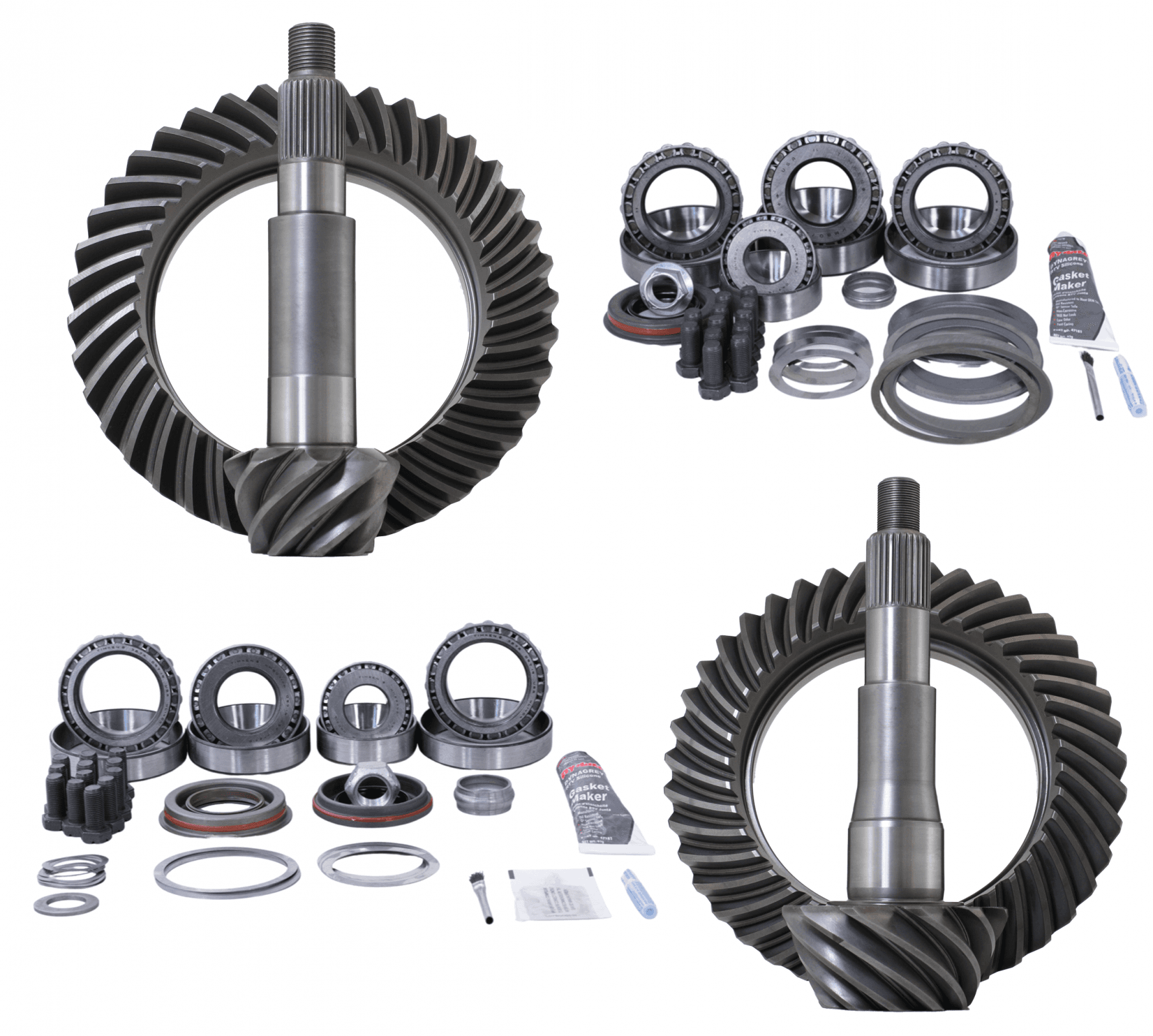 Revolution Gear & Axle 2009 and Up Chevy 1500 8.68.25 5.13 Gear Package Front and Rear Gears and Master Kits