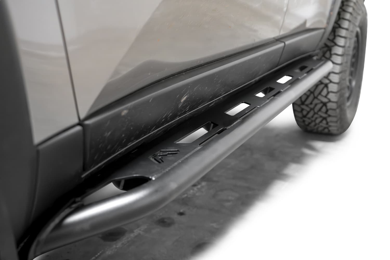 Fab Fours Rock Slider; Premium; Plate Steel; Carbon Black Powdercoat;