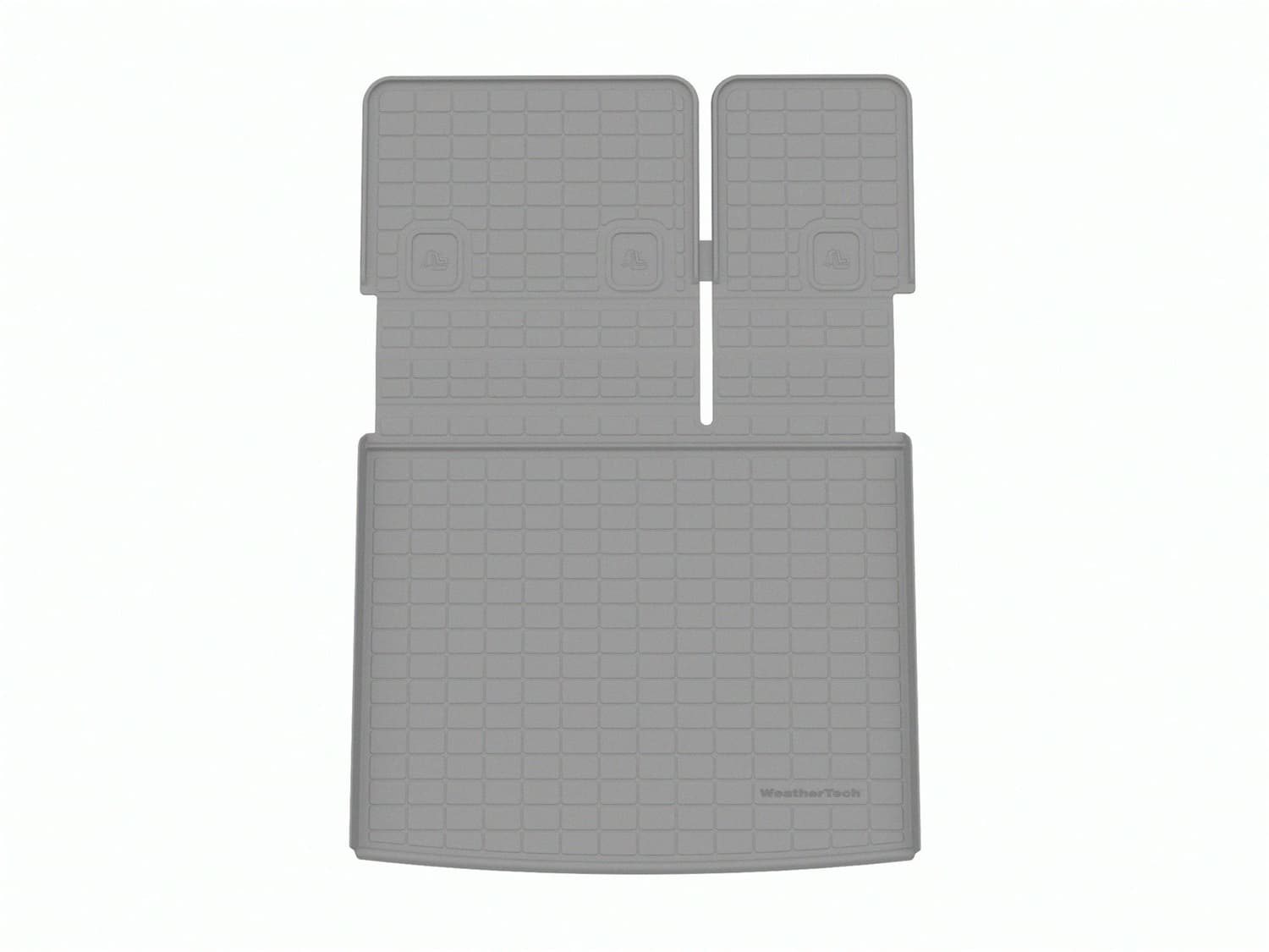 Weathertech SeatBack Cargo Liner HP; Gray; Behind 2nd Row Seating;