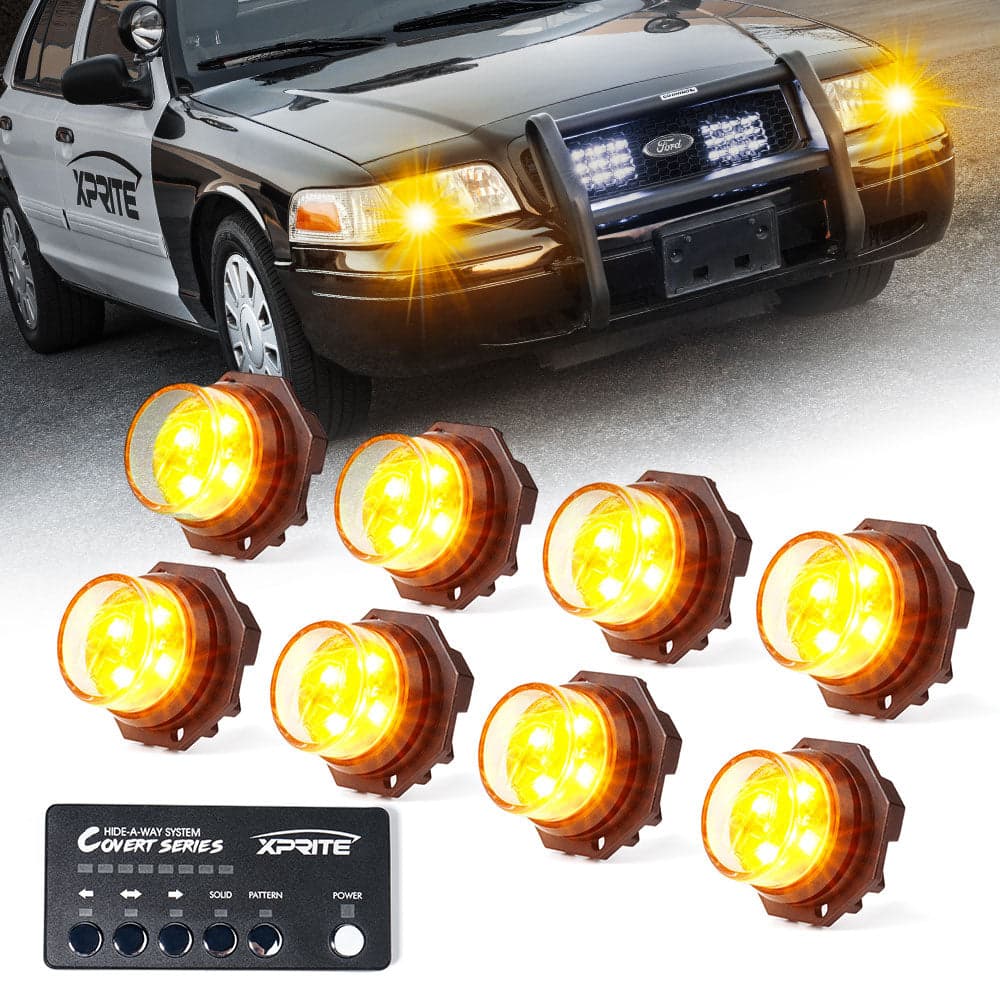 Xprite LED Hideaway Strobe Lights | Covert Series